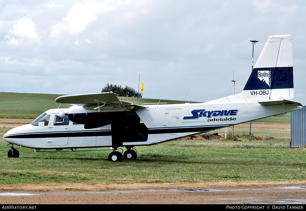Aircraft Photo of VH-OBJ | Britten-Norman BN-2A-21 Islander | Skydive Adelaide | AirHistory.net #13977