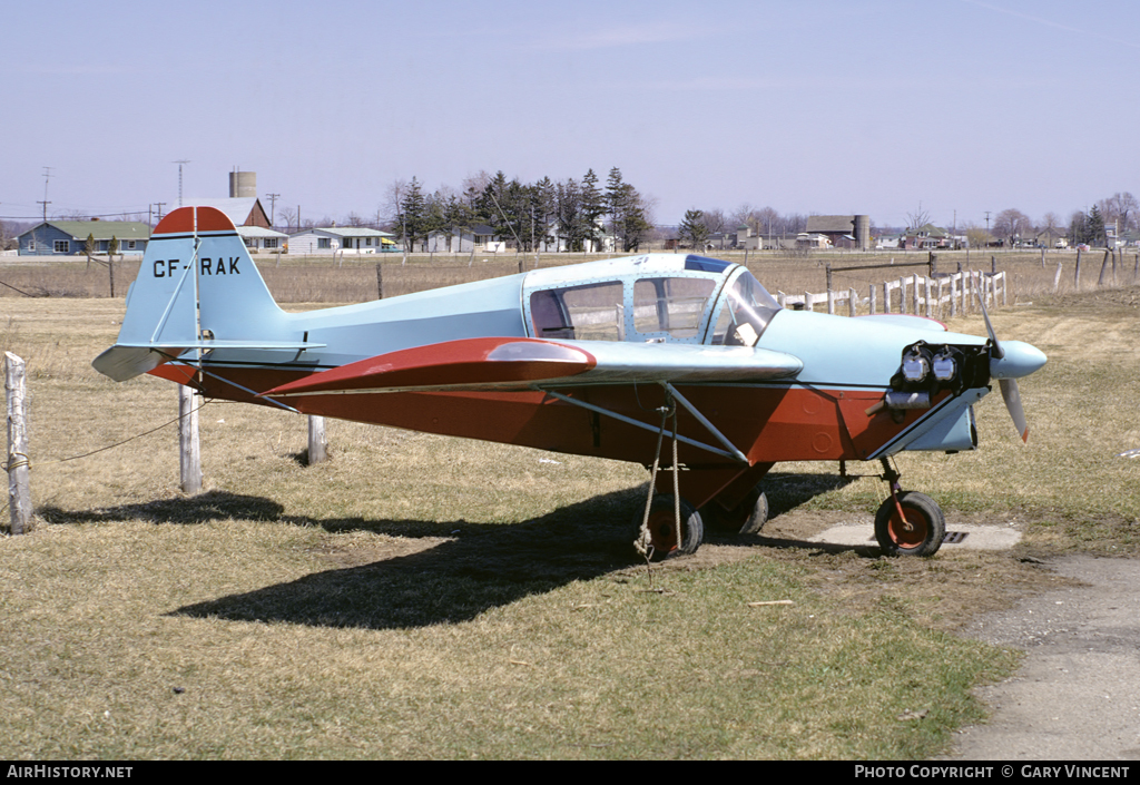 Aircraft Photo of CF-RAK | Stits SA-6B Flut-r-Bug | AirHistory.net #13987