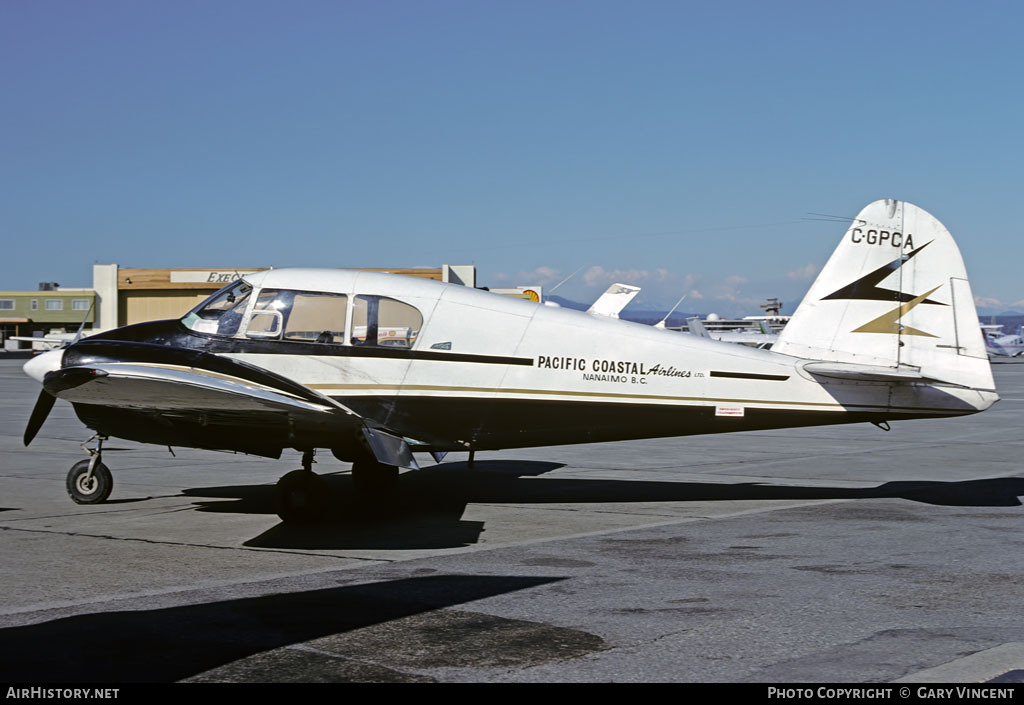 Aircraft Photo of C-GPCA | Piper PA-23-160 Apache | Pacific Coastal Airlines | AirHistory.net #13991