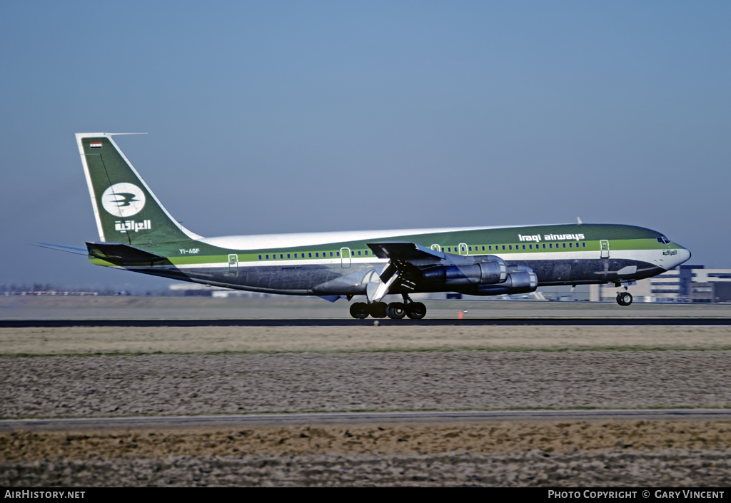 Aircraft Photo of YI-AGF | Boeing 707-370C | Iraqi Airways | AirHistory.net #13995