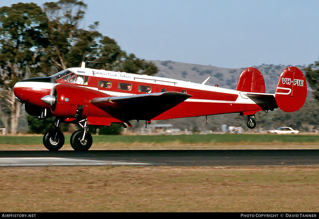 Aircraft Photo of VH-FIE | Beech D18S | Splitters Creek Airlines | AirHistory.net #14001