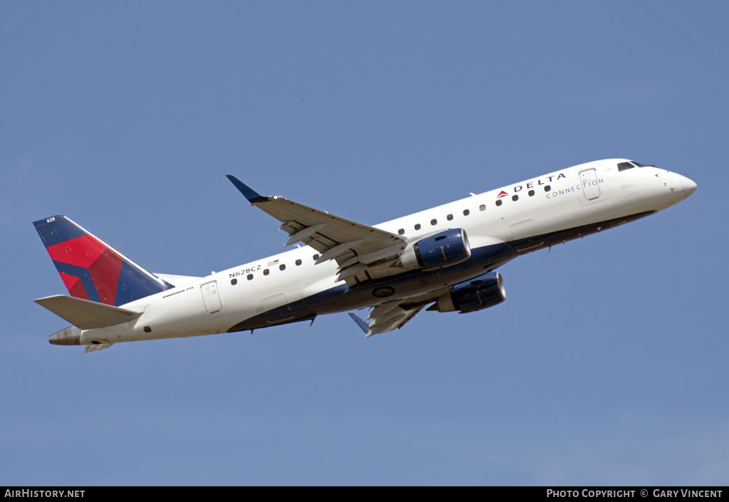 Aircraft Photo of N628CZ | Embraer 175LR (ERJ-170-200LR) | Delta Connection | AirHistory.net #14049