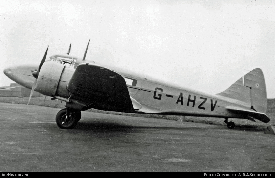 Aircraft Photo of G-AHZV | Airspeed AS-65 Consul | Lancashire Aircraft Corporation - LAC | AirHistory.net #14067