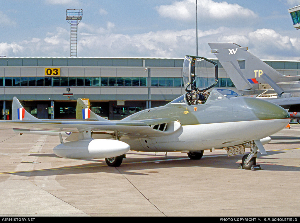 Aircraft Photo of G-HELV / U-1215 | De Havilland D.H. 115 Vampire T55 | AirHistory.net #14074