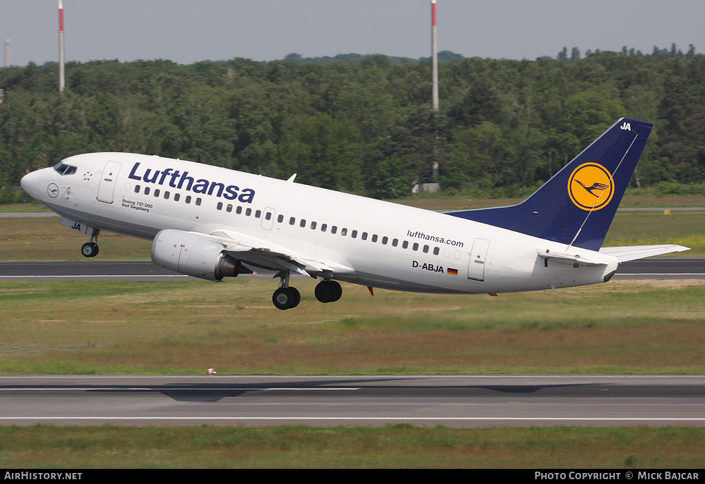 Aircraft Photo of D-ABJA | Boeing 737-530 | Lufthansa | AirHistory.net #14078
