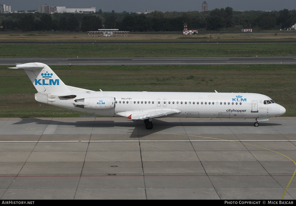 Aircraft Photo of PH-OFL | Fokker 100 (F28-0100) | KLM Cityhopper | AirHistory.net #14083