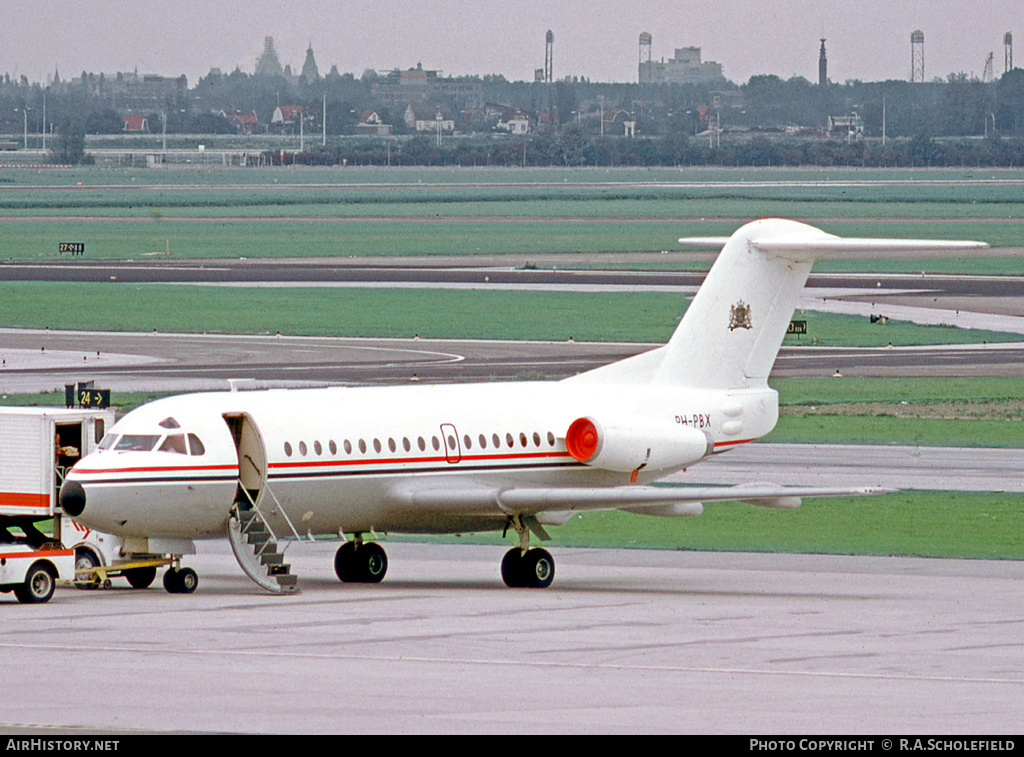 Aircraft Photo of PH-PBX | Fokker F28-1000 Fellowship | Netherlands Government | AirHistory.net #14094