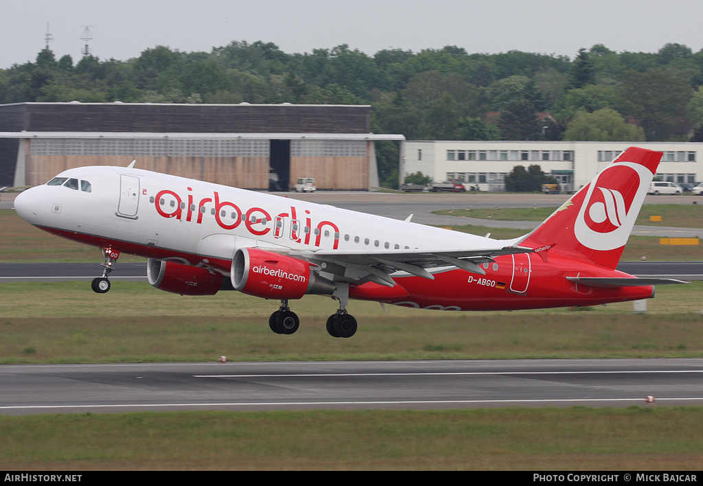 Aircraft Photo of D-ABGO | Airbus A319-112 | Air Berlin | AirHistory.net #14105