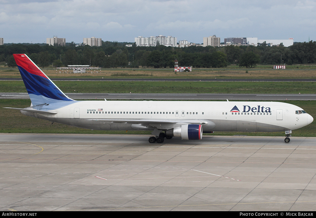Aircraft Photo of N194DN | Boeing 767-332/ER | Delta Air Lines | AirHistory.net #14107