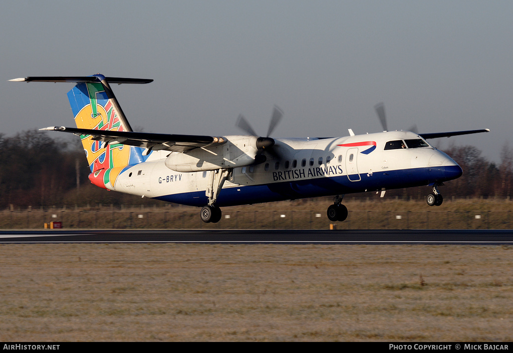 Aircraft Photo of G-BRYV | Bombardier DHC-8-311Q Dash 8 | British Airways | AirHistory.net #14110