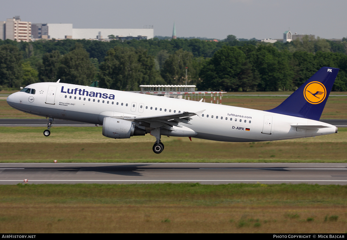 Aircraft Photo of D-AIPX | Airbus A320-211 | Lufthansa | AirHistory.net #14156