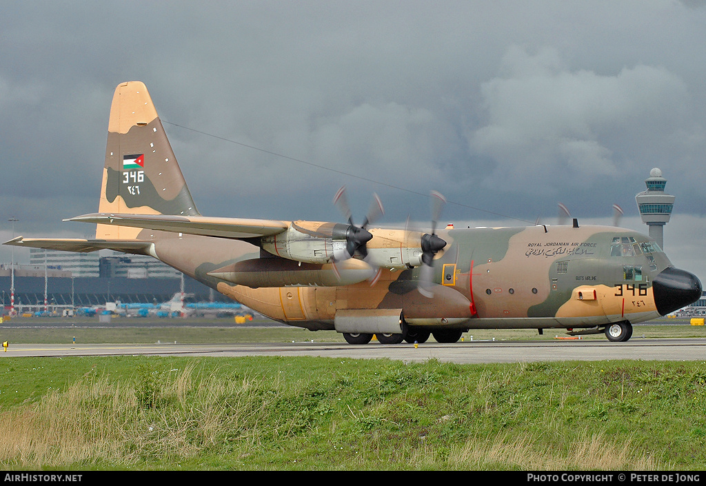 Aircraft Photo of 346 | Lockheed C-130H Hercules | Jordan - Air Force | AirHistory.net #14160