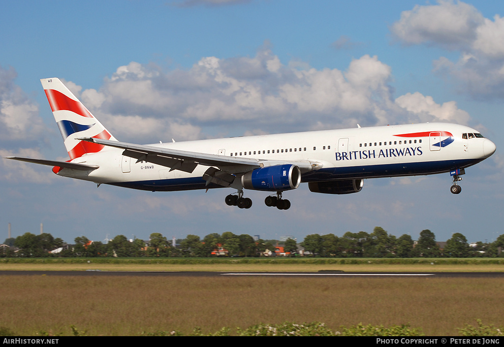 Aircraft Photo of G-BNWB | Boeing 767-336/ER | British Airways | AirHistory.net #14163