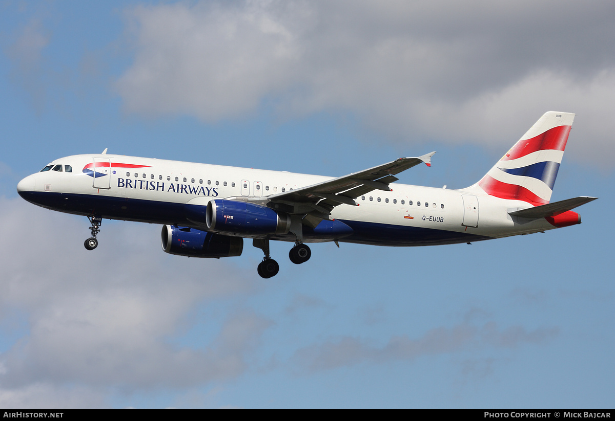 Aircraft Photo of G-EUUB | Airbus A320-232 | British Airways | AirHistory.net #14185