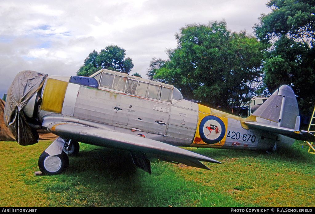 Aircraft Photo of A20-670 | Commonwealth CA-16 Wirraway III | Australia - Air Force | AirHistory.net #14209