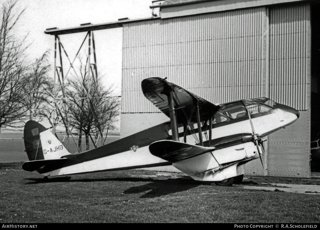 Aircraft Photo of G-AJHO | De Havilland D.H. 89 Dragon Rapide | AirHistory.net #14217