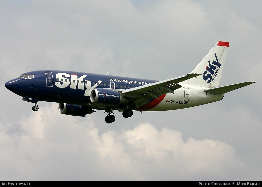 Aircraft Photo of OM-SEE | Boeing 737-53C | SkyEurope Airlines | AirHistory.net #14267