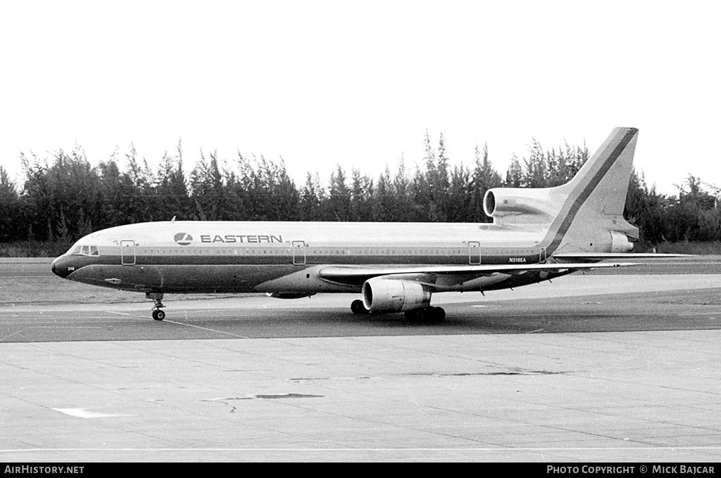 Aircraft Photo of N318EA | Lockheed L-1011-385-1 TriStar 1 | Eastern Air Lines | AirHistory.net #14272