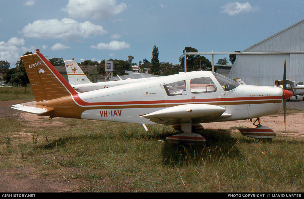 Aircraft Photo of VH-IAV | Piper PA-28-140 Cherokee | Leasair | AirHistory.net #14297