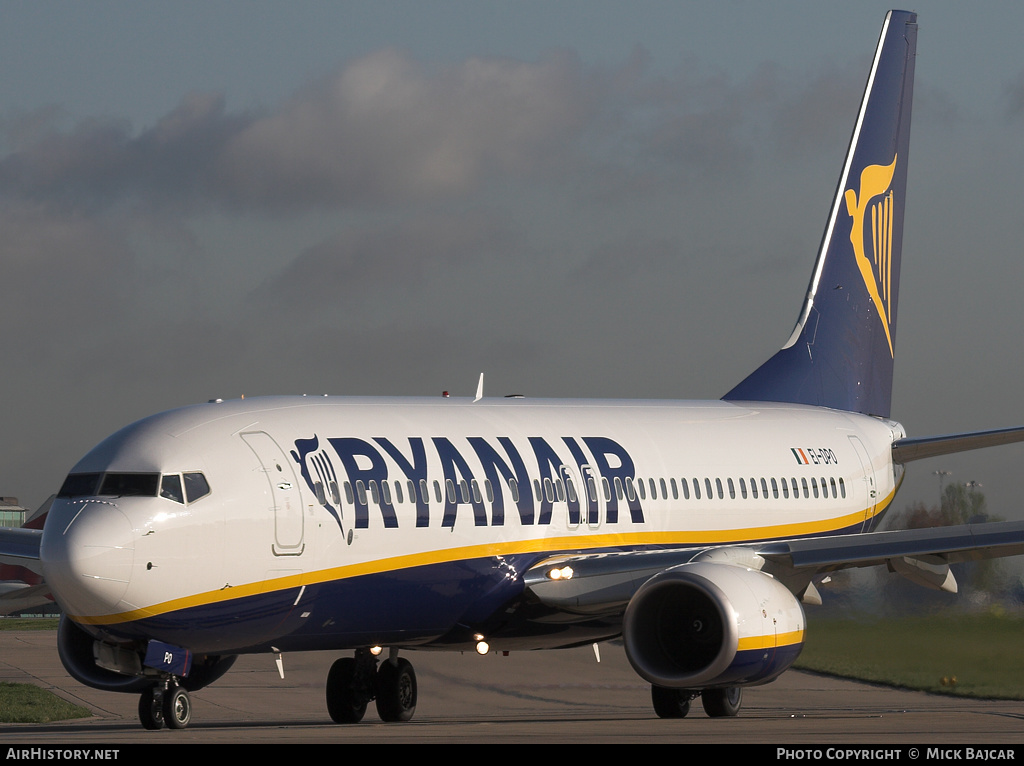 Aircraft Photo of EI-DPO | Boeing 737-8AS | Ryanair | AirHistory.net #14307