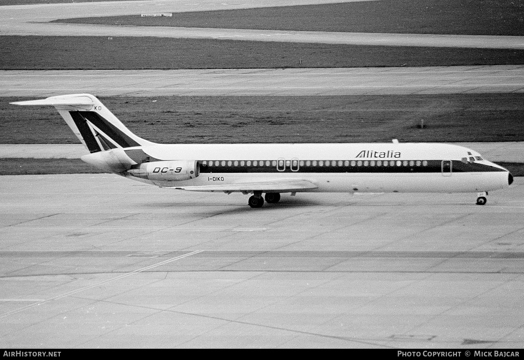 Aircraft Photo of I-DIKO | McDonnell Douglas DC-9-32 | Alitalia | AirHistory.net #14308