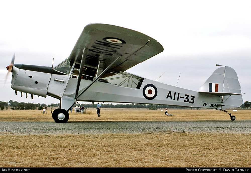 Aircraft Photo of VH-BDM / A11-33 | Taylorcraft E Auster Mk3 | Australia - Air Force | AirHistory.net #14324