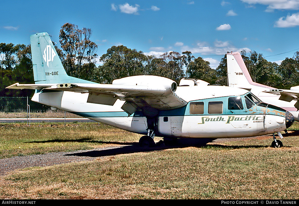 Aircraft Photo of VH-GOE | Piaggio P-166 | South Pacific Airways - SPA | AirHistory.net #14343