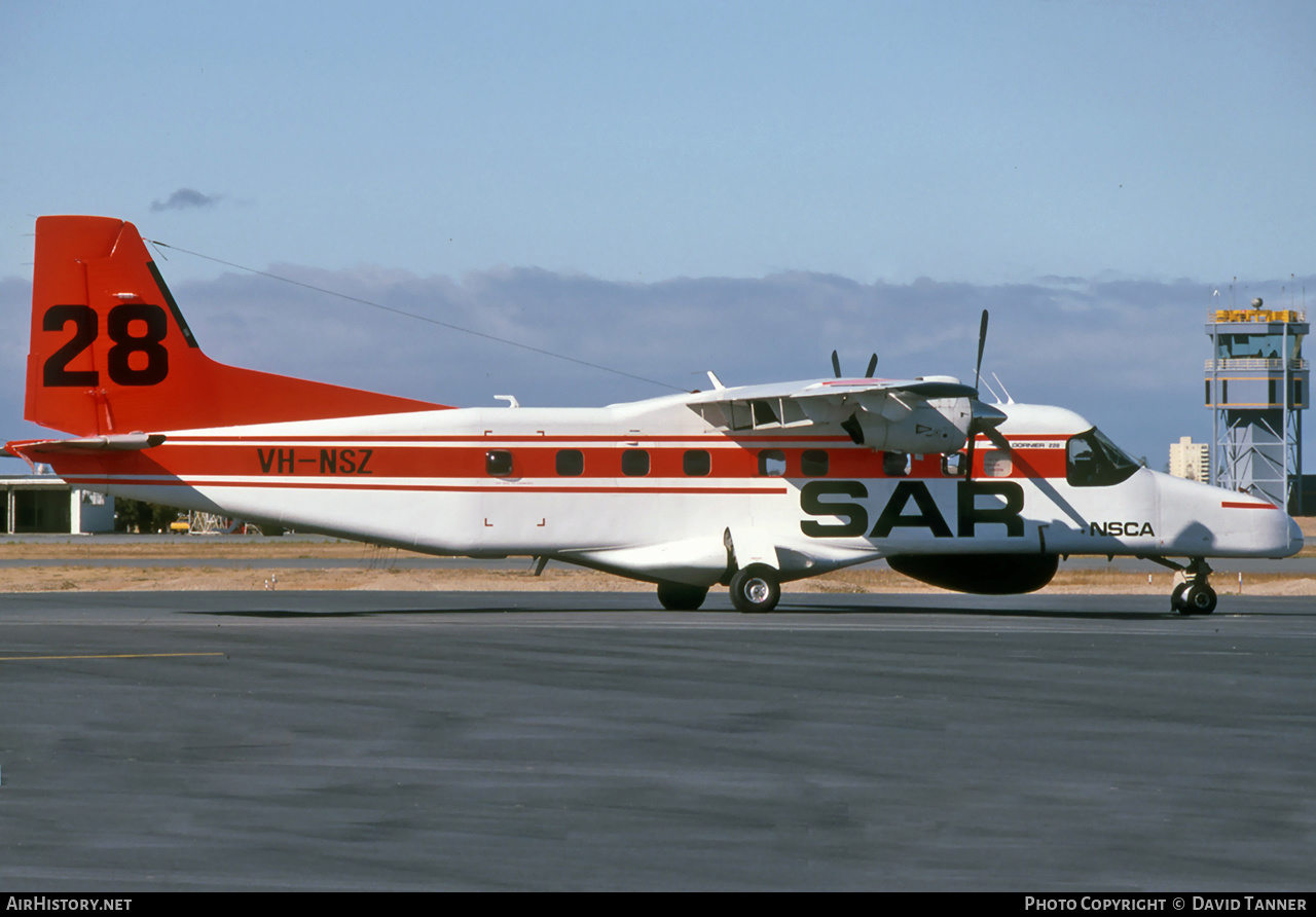 Aircraft Photo of VH-NSZ | Dornier 228-201 | NSCA - National Safety Council of Australia | AirHistory.net #14367