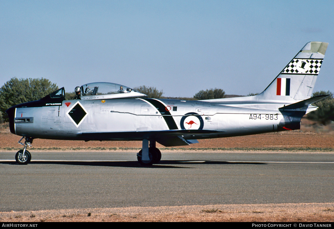 Aircraft Photo of VH-PCM / A94-983 | Commonwealth CA-27 Sabre Mk32 | Australia - Air Force | AirHistory.net #14373