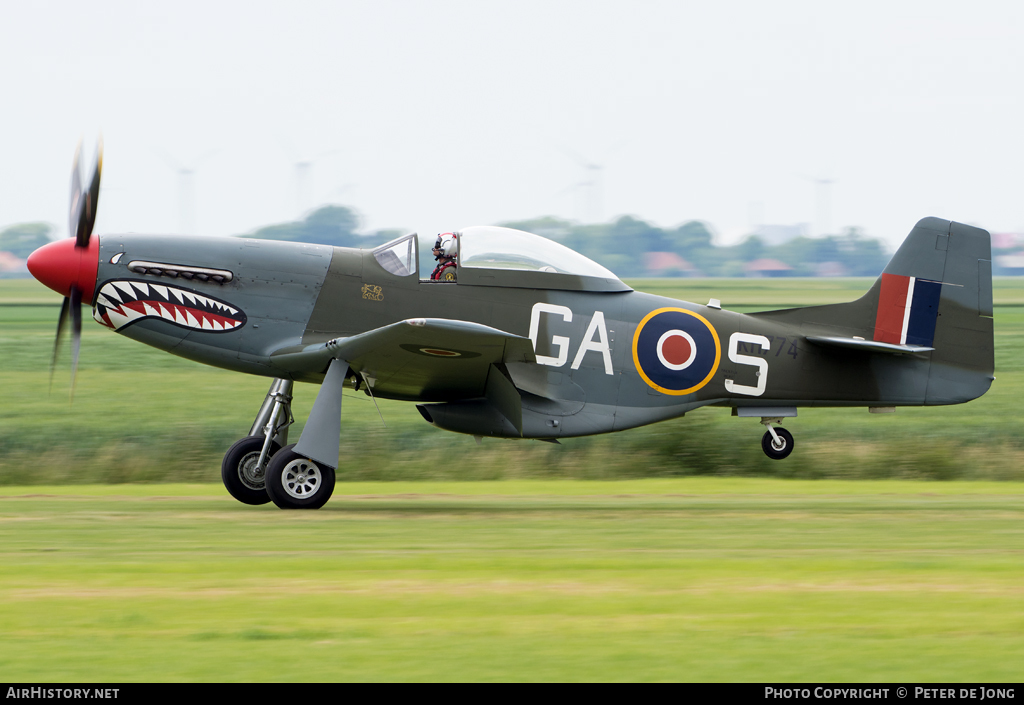 Aircraft Photo of G-SHWN / KH774 | North American P-51D Mustang | UK - Air Force | AirHistory.net #14384