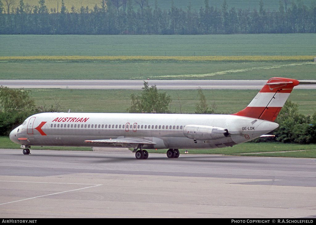 Aircraft Photo of OE-LDK | McDonnell Douglas DC-9-51 | Austrian Airlines | AirHistory.net #14408