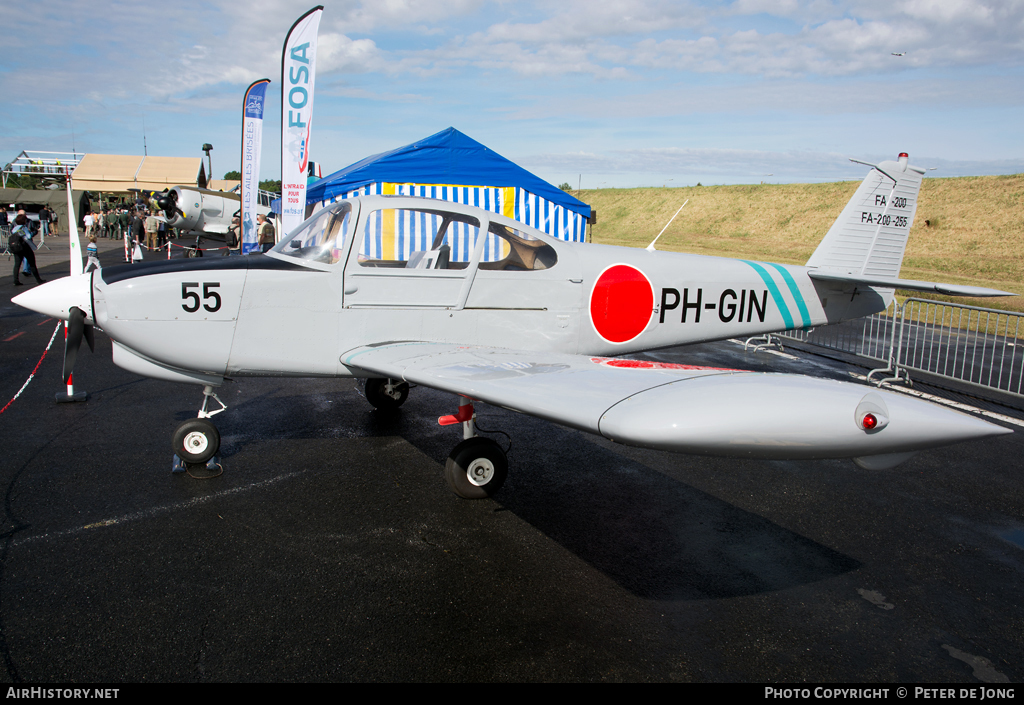 Aircraft Photo of PH-GIN | Fuji FA-200-180 Aero Subaru | Japan - Navy | AirHistory.net #14425