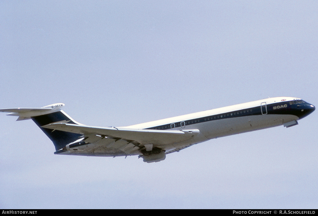 Aircraft Photo of G-ARVM | Vickers VC10 Srs1101 | BOAC - British Overseas Airways Corporation | AirHistory.net #14426