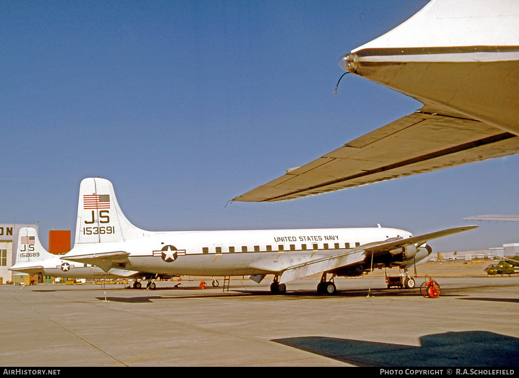 Aircraft Photo of 153691 | Douglas C-118B Liftmaster (DC-6A) | USA - Navy | AirHistory.net #14437