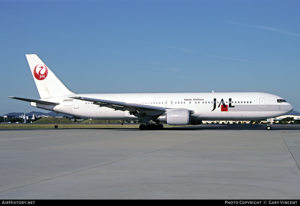 Aircraft Photo of JA8399 | Boeing 767-346 | Japan Airlines - JAL | AirHistory.net #14444