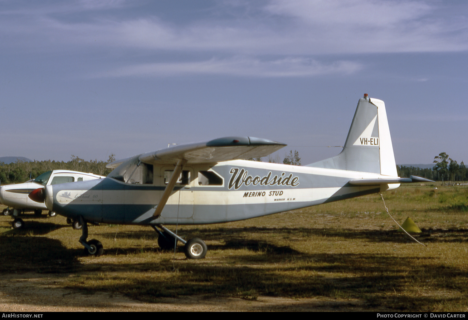 Aircraft Photo of VH-ELI | Aermacchi AL-60B-2 Santa Maria | Woodside Merino Stud | AirHistory.net #14489