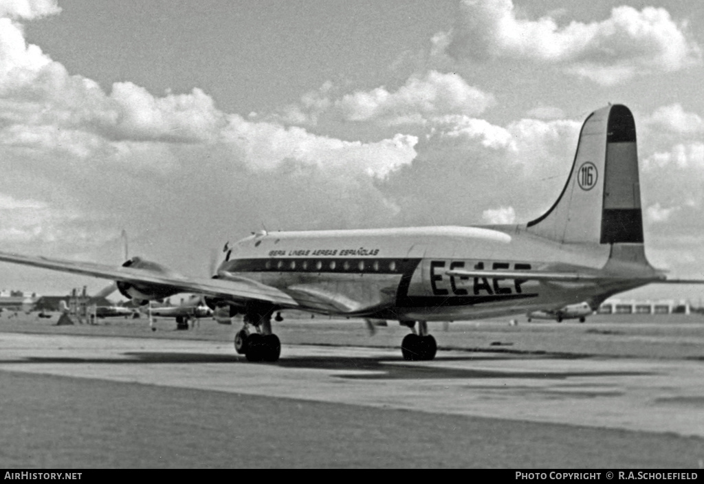 Aircraft Photo of EC-AEP | Douglas C-54B Skymaster | Iberia | AirHistory.net #14501