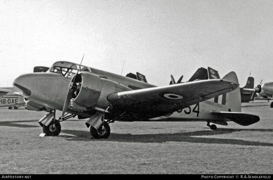 Aircraft Photo of HM954 | Airspeed AS-10 Oxford II | UK - Air Force | AirHistory.net #14502