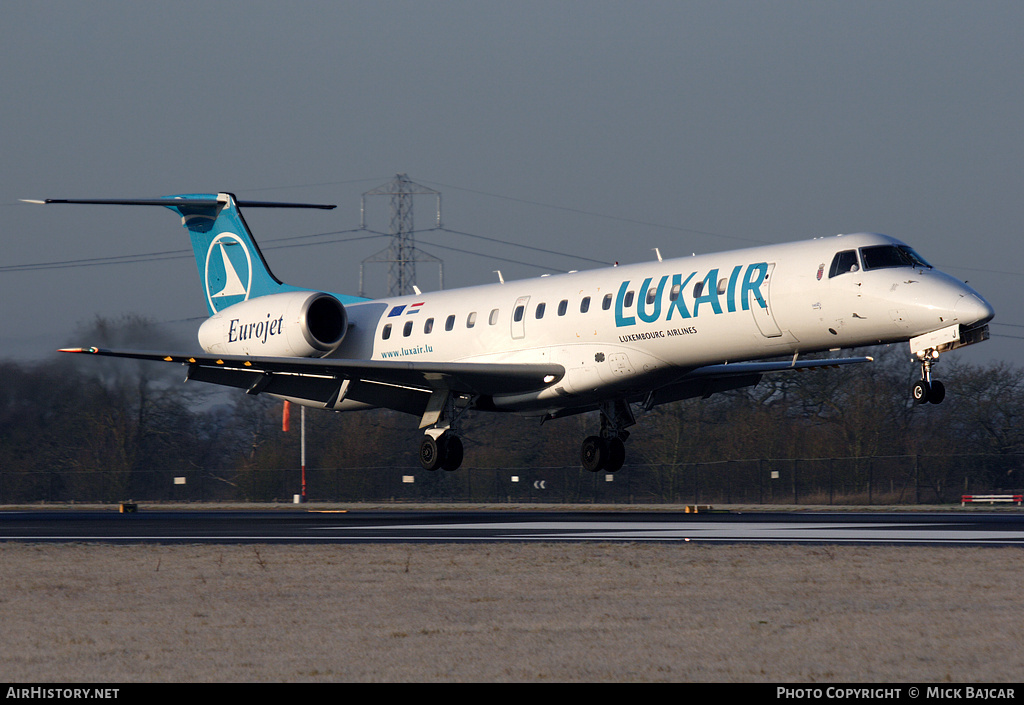 Aircraft Photo of LX-LGJ | Embraer ERJ-145LU (EMB-145LU) | Luxair | AirHistory.net #14527
