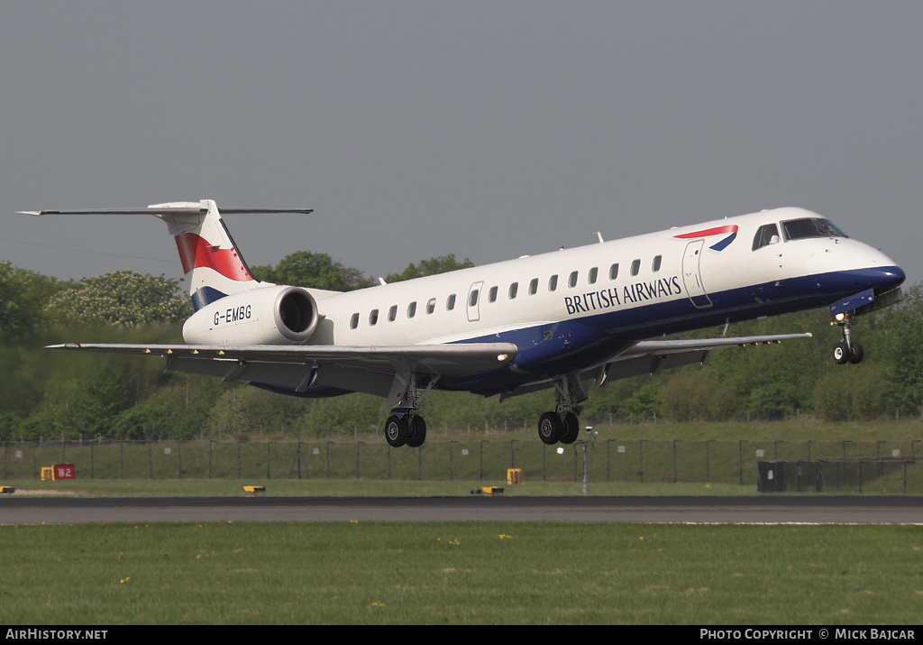 Aircraft Photo of G-EMBG | Embraer ERJ-145EU (EMB-145EU) | British Airways | AirHistory.net #14530