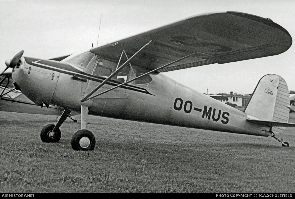 Aircraft Photo of OO-MUS | Cessna 140 | AirHistory.net #14531