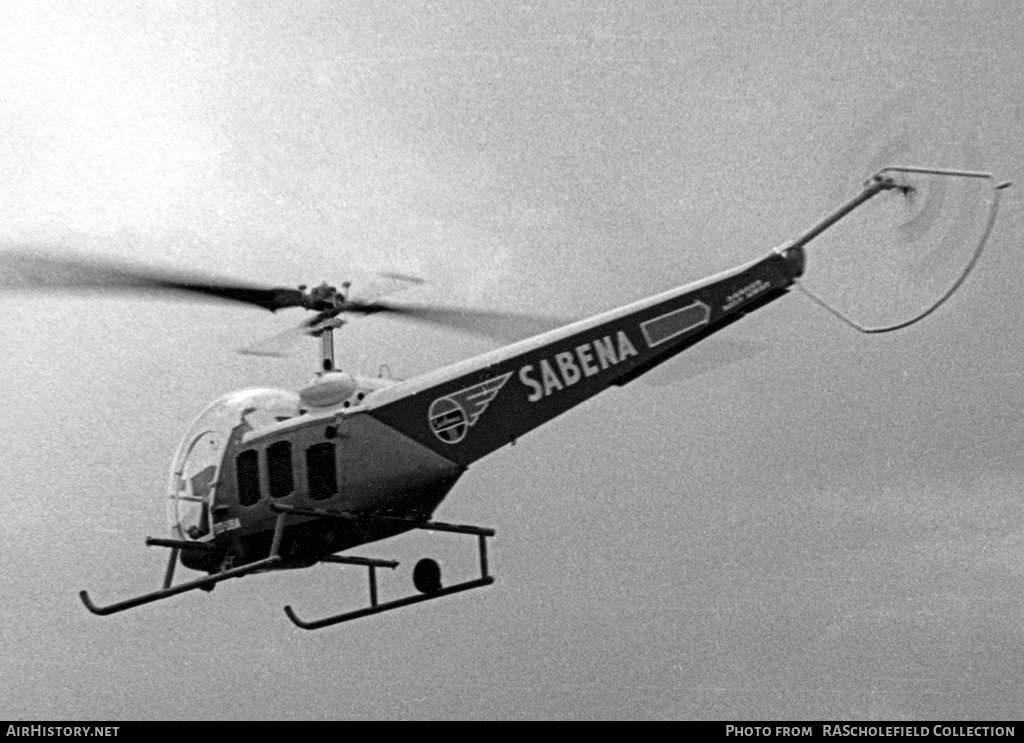 Aircraft Photo of OO-UBA | Bell 47D-1 | Sabena | AirHistory.net #14539