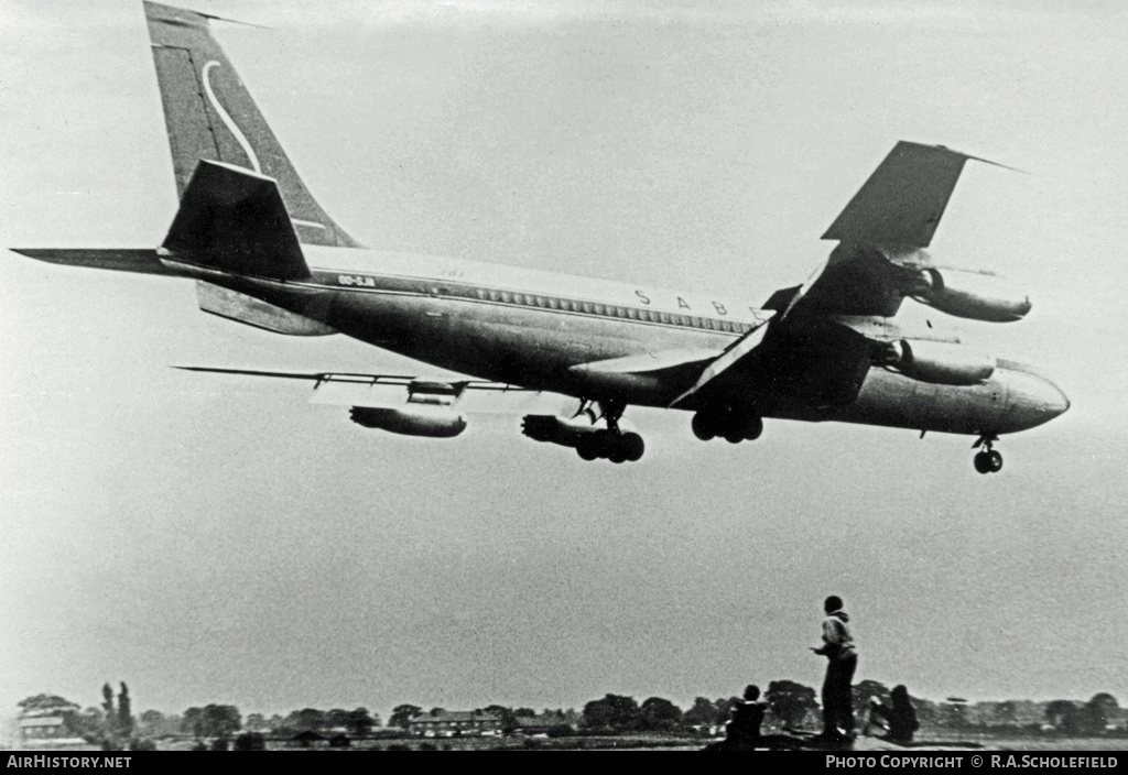 Aircraft Photo of OO-SJA | Boeing 707-329 | Sabena | AirHistory.net #14542