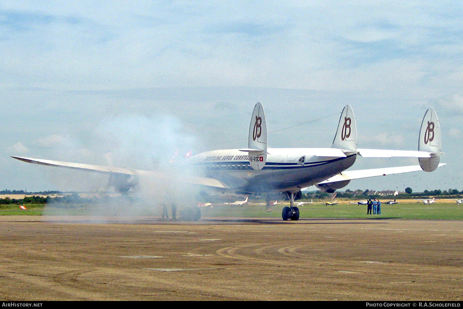 Aircraft Photo of HB-RSC | Lockheed L-1049F Super Constellation | Breitling | AirHistory.net #14549