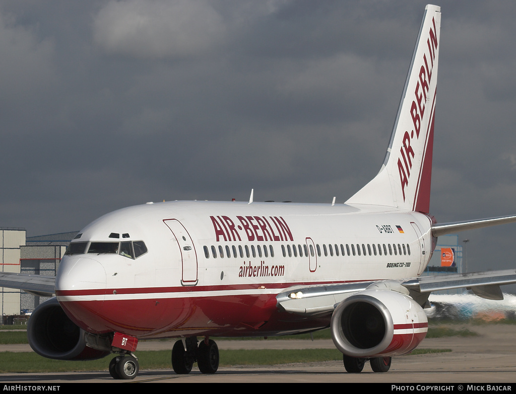 Aircraft Photo of D-ABBT | Boeing 737-76N | Air Berlin | AirHistory.net #14565