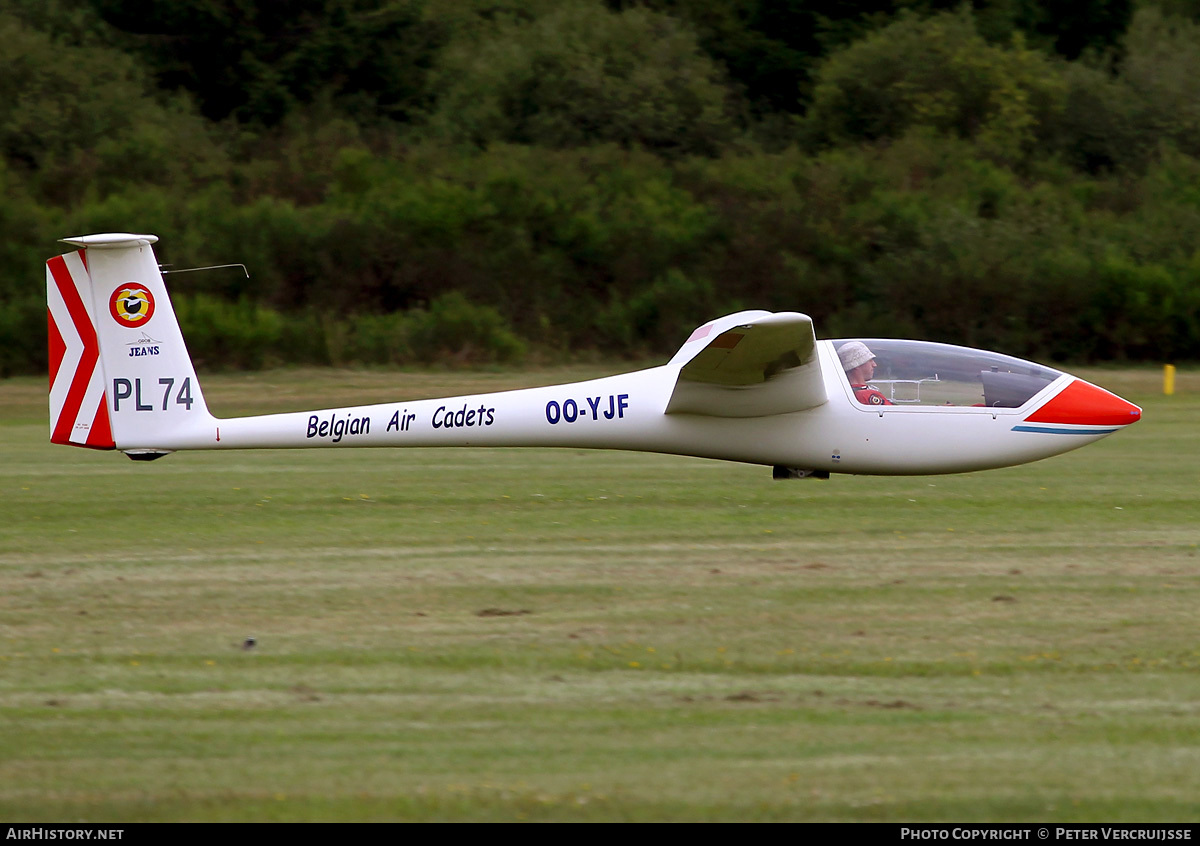 Aircraft Photo of PL74 / OO-YJF | Grob G-102 Astir CS Jeans | Belgium - Air Force | AirHistory.net #14595