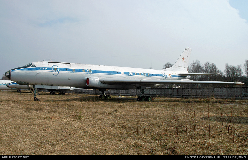 Aircraft Photo of 46 red | Tupolev Tu-104AK | Soviet Union - Air Force | AirHistory.net #14627