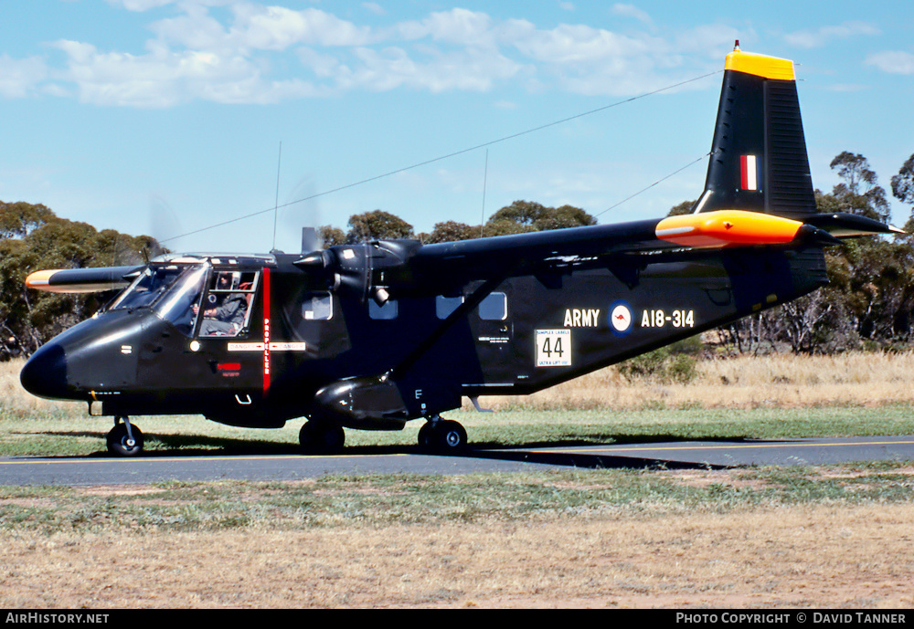 Aircraft Photo of A18-314 | GAF N-22B Nomad | Australia - Army | AirHistory.net #14644