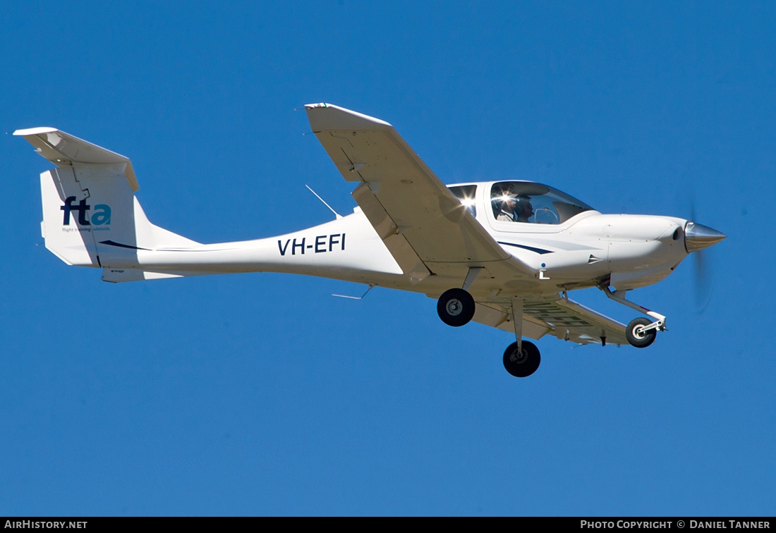 Aircraft Photo of VH-EFI | Diamond DA40-180 Diamond Star | Flight Training Adelaide - FTA | AirHistory.net #14659