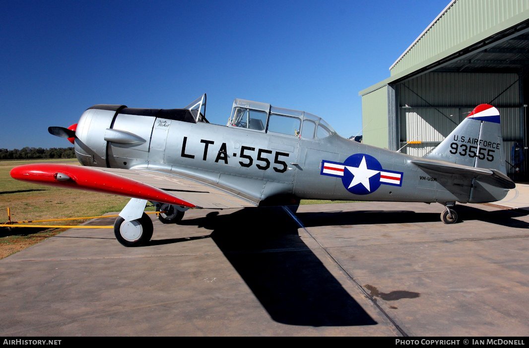 Aircraft Photo of VH-USR / 93555 | North American AT-6G Texan | USA - Air Force | AirHistory.net #14673